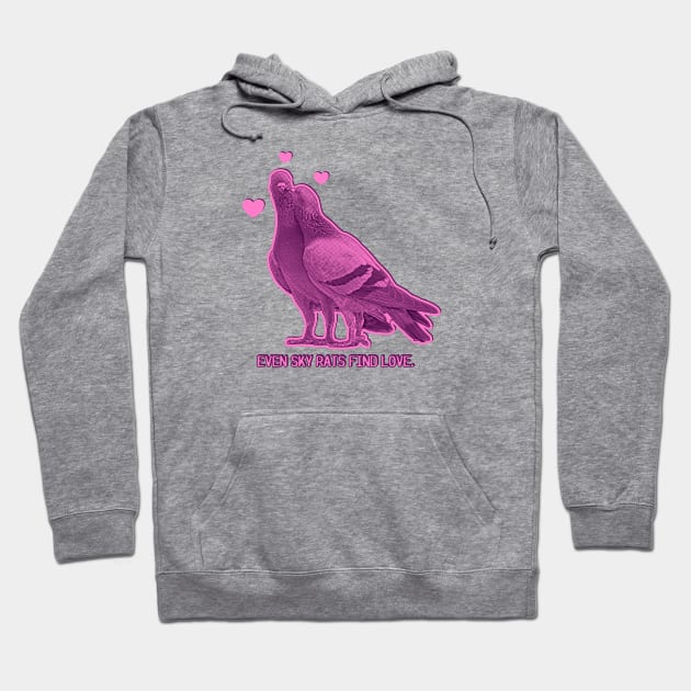 Even sky rats find love Hoodie by  TigerInSpace